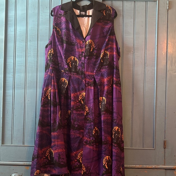 Unique Vintage Dresses & Skirts - Unique Vintage Haunted House swing Dress